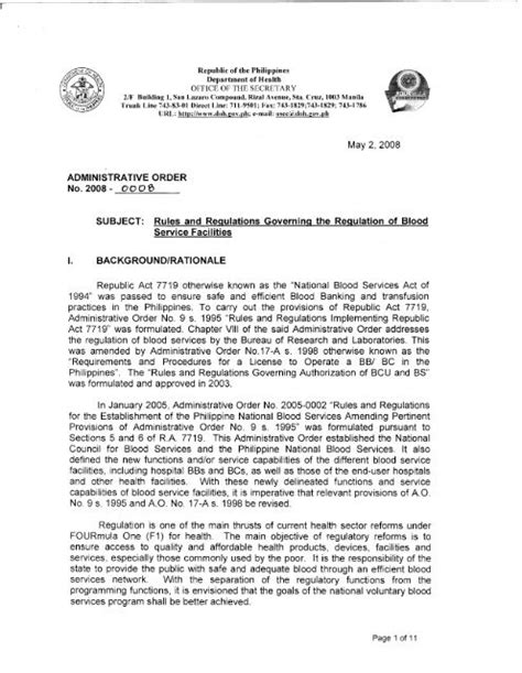 idtomis tagging|Administrative Order 2008.